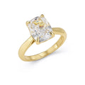 Rectangular Crystal Ring | Ice Cut