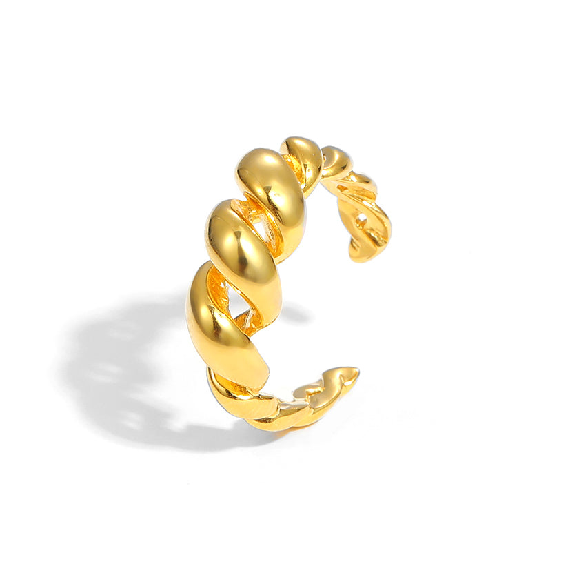 Rope Ring – adjustable twisted rope ring in 925 sterling silver