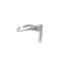 Ribbon Ring – adjustable minimalist strip ring in 925 sterling silver