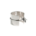 Knot Ring – wide knot ring with vintage finish in 925 sterling silver
