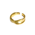 Twisted Wide Ring | Bold Adjustable 925 Sterling Silver