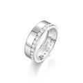 Full Band Moissanite Ring | Channel Set