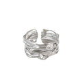Irregular River Ring | Wide Adjustable