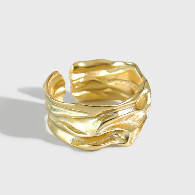 Irregular River Ring | Wide Adjustable