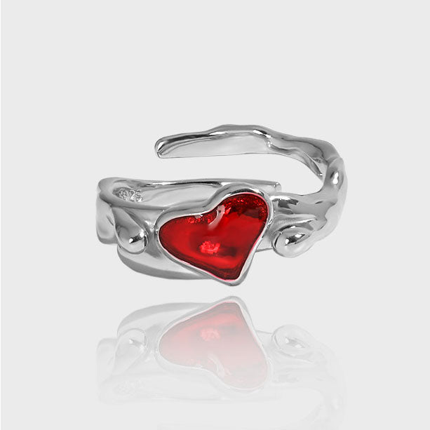 Women Heart Adjustable Ring