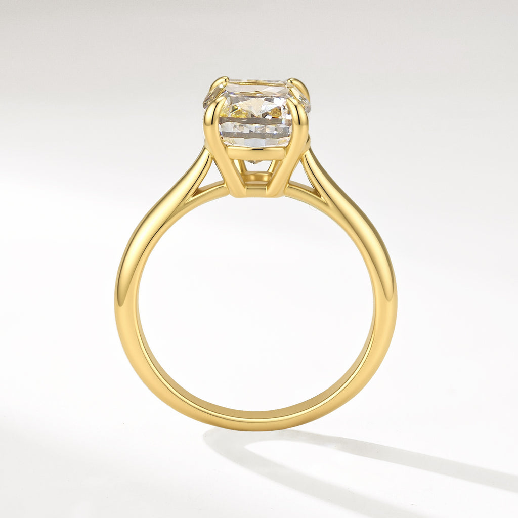 Rectangular Crystal Ring | Ice Cut
