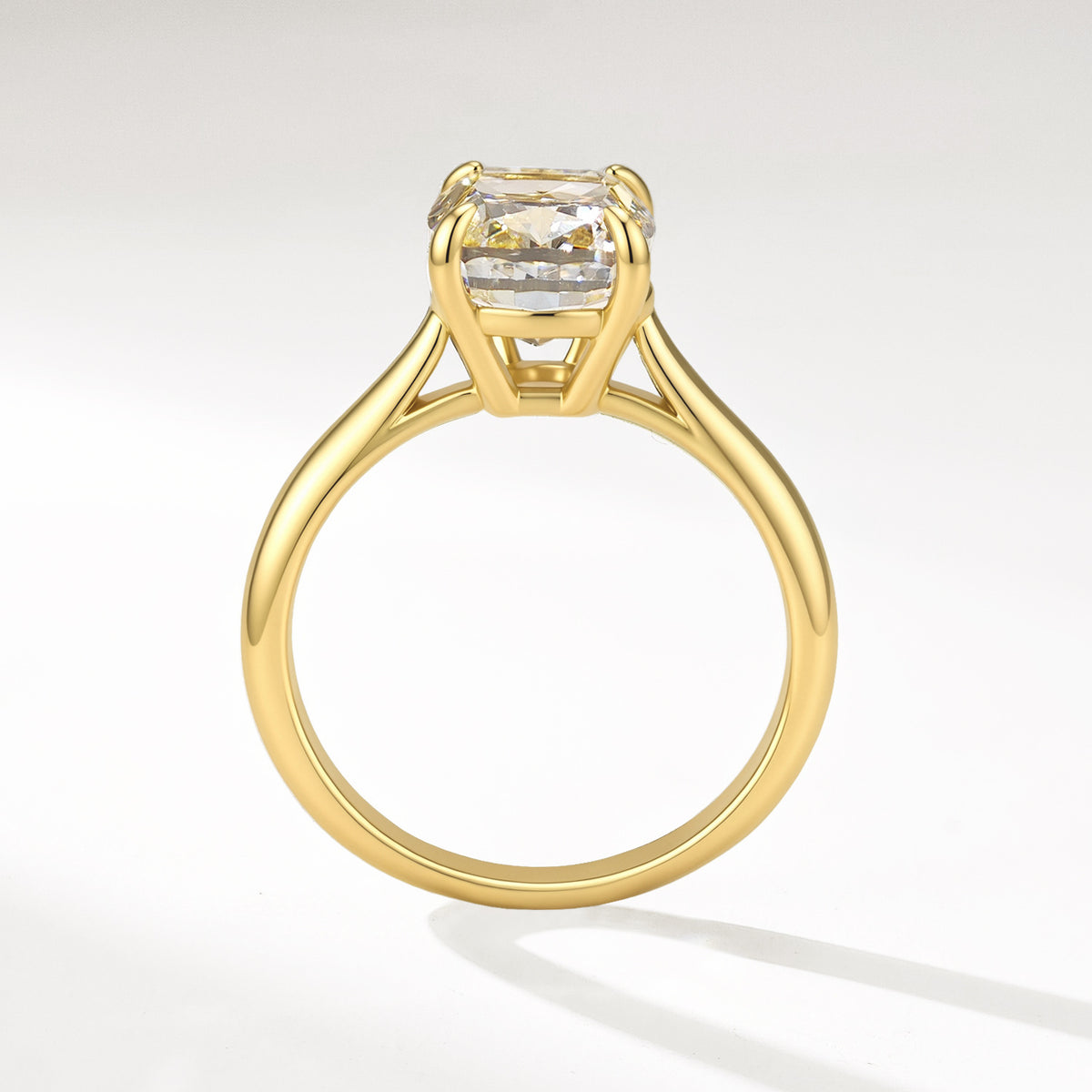 Rectangular Crystal Ring | Ice Cut
