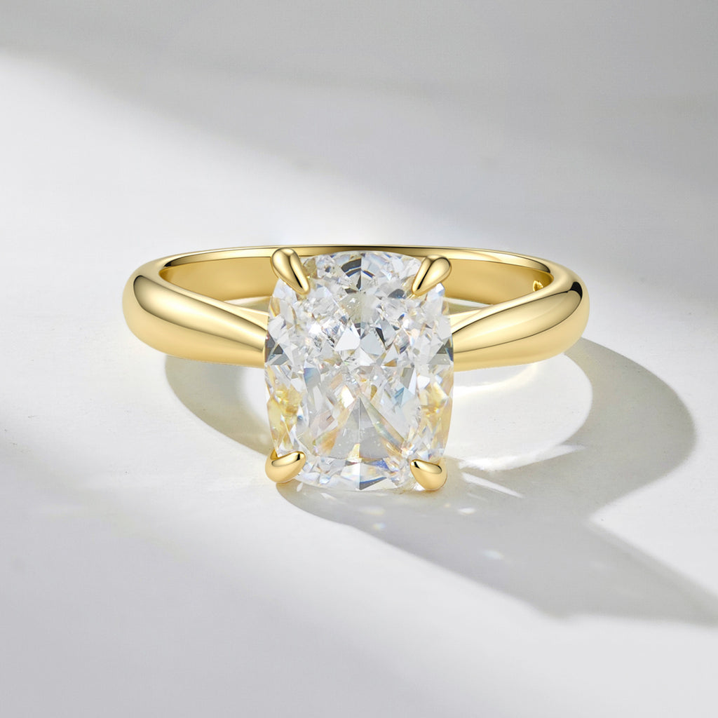 Rectangular Crystal Ring | Ice Cut