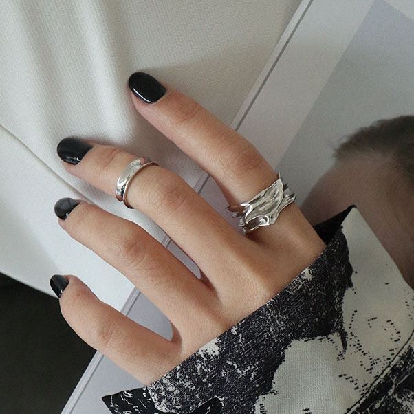 Irregular River Ring | Wide Adjustable