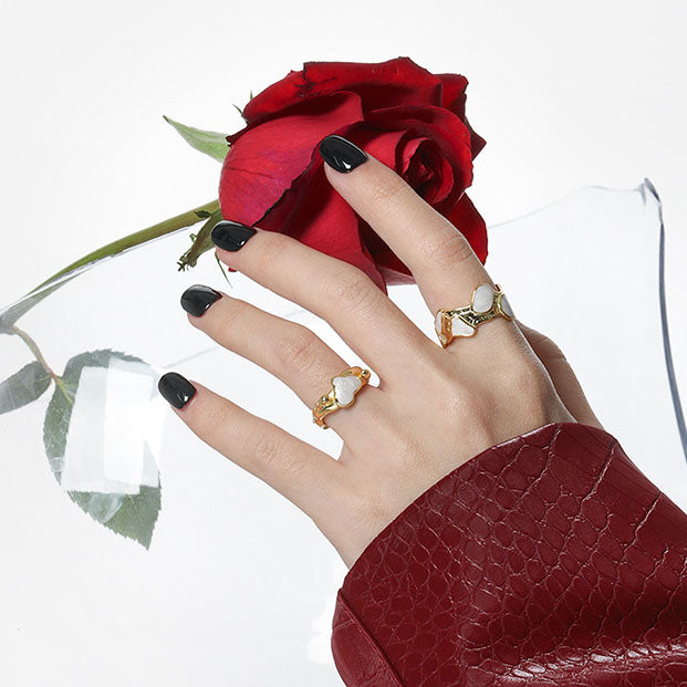 Women Heart Adjustable Ring