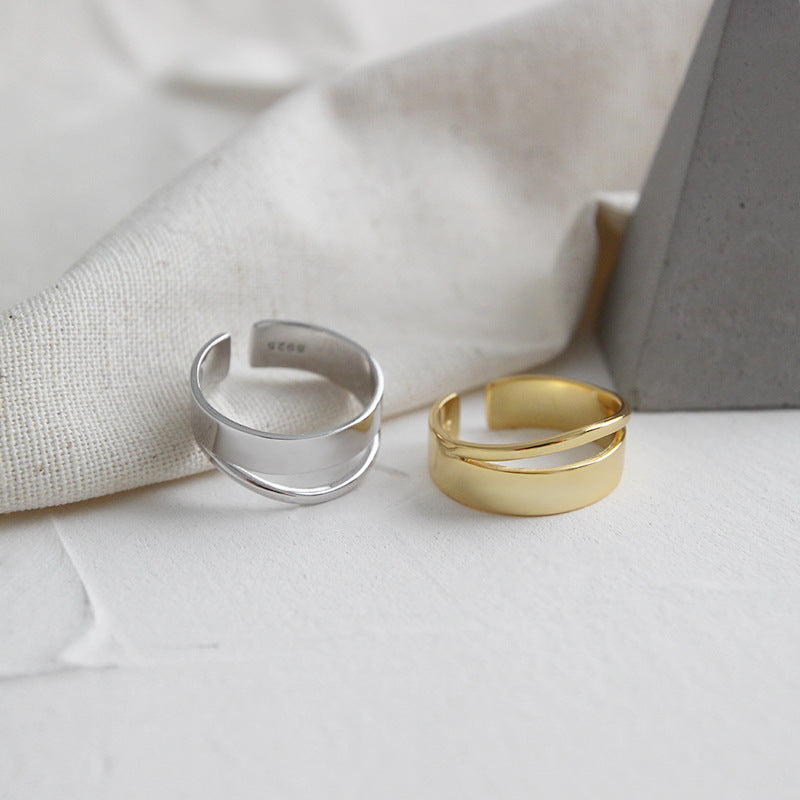 Double-Layer Adjustable Ring | 925 Sterling Silver